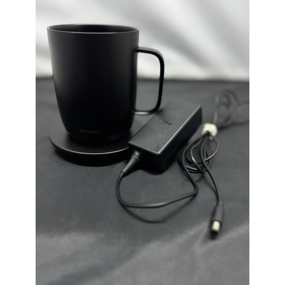 Ember Mug Temperature Control Smart Mug Black CM17 Coffee Tea Cup 14 Oz